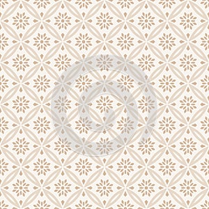 Vector floral damask pattern