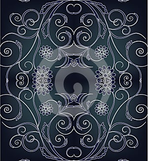 Vector floral design element