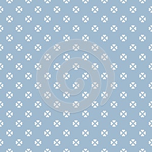 Vector floral seamless pattern. Light blue and white abstract geometric texture