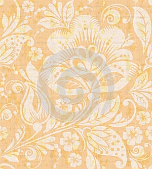 Vector Floral vintage rustic seamless pattern