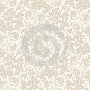 Vector Floral vintage rustic seamless pattern