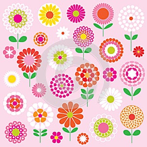 Vector flowers