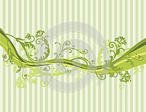 Vector flowers background