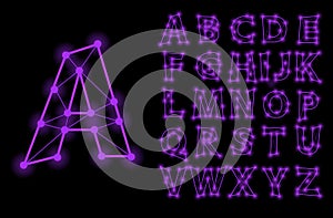 Vector font - lettering