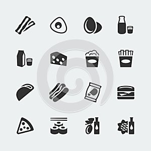 Vector food icons set #2