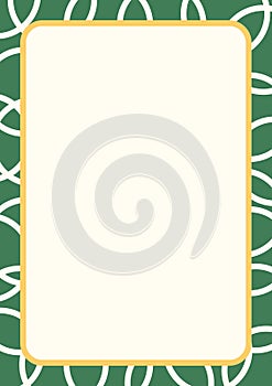 Vector Frame Border With Abstract Lines Background