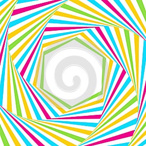 Vector frame. Optical illusion frame set. Dynamic frame stylish geometric background. Element for design