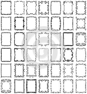 Vector Frames and Borders Collection Set