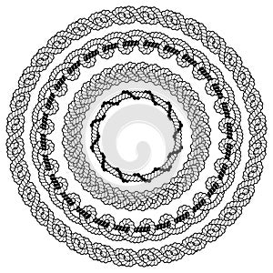 Vector frames with ropes