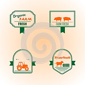 Vector of Fresh Farm Logo, Farm Logo Collection