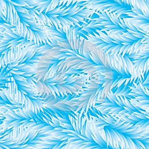 Vector. Frost Fir-Tree Seamless Pattern