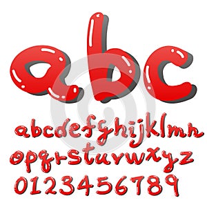 Vector funny font