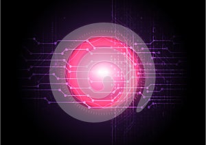 Future abstract digital computer circuit technology background