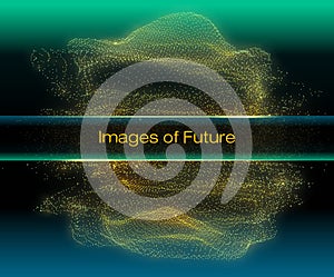 Vector Futuristic Concept - Hi Tech Scientific Background