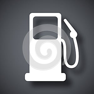 Vector gas station icon