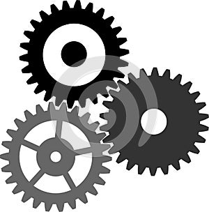 Vector gear icon