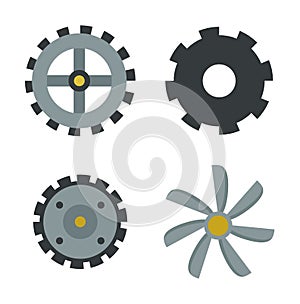 Vector gears icon