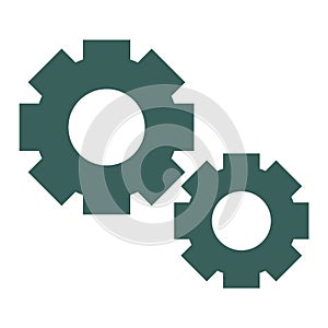 Vector gears icon