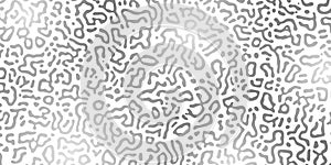 Vector Generative algorithm psychedelic background. Reaction-diffusion or turing pattern formation. Organic lines in memphis