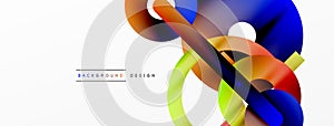 Vector geometric abstract background design