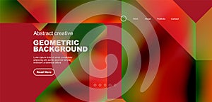 Vector geometric abstract background design