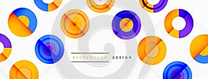 Vector geometric creative background template