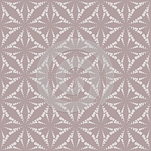 Vector geometric dotted seamless pattern. Subtle minimal ornamental texture