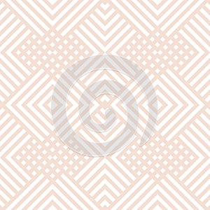 Vector geometric seamless pattern with diagonal, lines, squares, grid, chevron