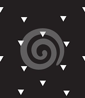 Vector geometric seamless pattern. Modern triangle texture, repe