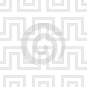 Vector geometric seamless pattern. Simple texture with stripes, snake lines