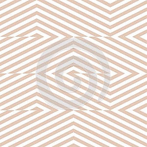 Vector geometric seamless pattern with stripes, broken lines, chevron, zigzag