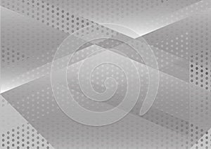Vector geometric white and gray abstract background. Texture design for your business