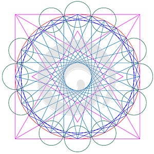 Vector geometrical abstract