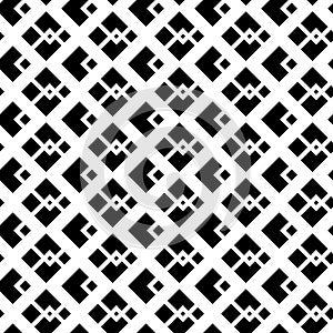 Vector geometrical black and white square boxes