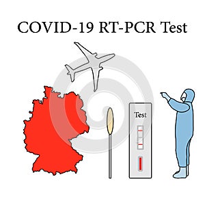 Vector Germany Medicine RT PCR Test Coronavirus photo