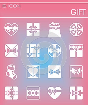 Vector Gift icon set