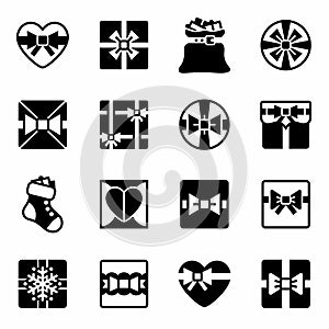 Vector Gift icon set