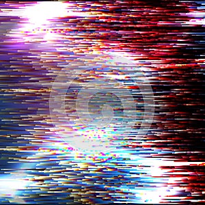 Vector Glitch Background. Modern Digital Image Data Distortion. Corrupted File. Colorful Abstract Backdrop For Your Design. Chaos