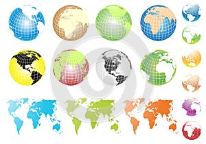 Vector globes