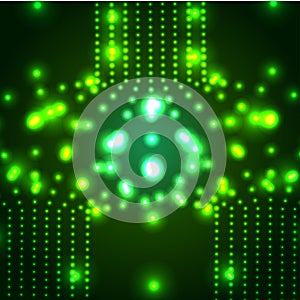 Vector glowing micro cosmos background. Eps10