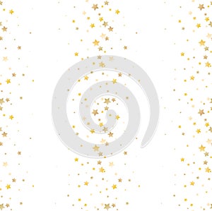 Vector gold glitter wave abstract background, golden sparkles on white background, Gold glitter card design.