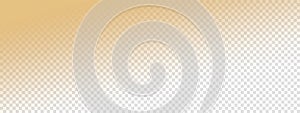Vector gold gradient bacground on transparent background