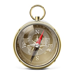 Vector Golden Compass