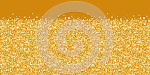 Vector golden shiny glitter texture horizontal