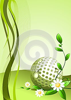 Vector golf Background