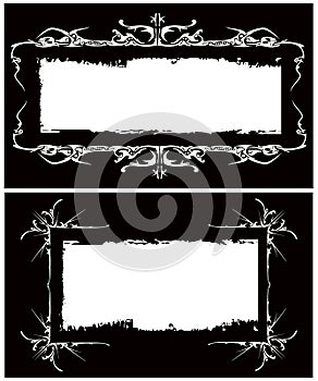 The vector gothic frames image