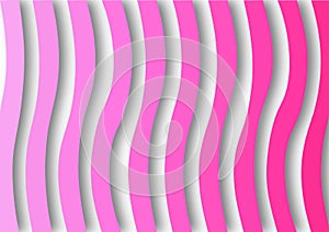 Vector Gradating Pink Vertical Stripes Texture in Grey Background