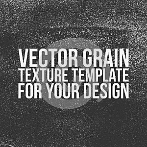 Vector Grain Texture Template for Your Design