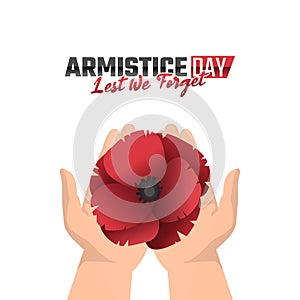 Vector graphic of armistice day