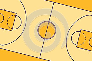 vector graphic background basketball court no people for background - illustration website card poster calendar printing photo